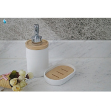 Wholesale hotel polyresin bathroom set, polyresin bath accessory set